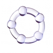 Фиолетовое эрекционное кольцо A-Toys - A-toys - в Нальчике купить с доставкой