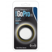 Черно-желтое силиконовое эрекционное кольцо Silicone Go Pro Cock Ring - Blush Novelties - в Нальчике купить с доставкой