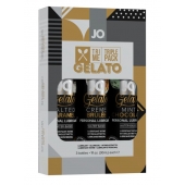 Подарочный набор вкусовых лубрикантов Tri-Me Triple Pack Gelato - System JO - купить с доставкой в Нальчике