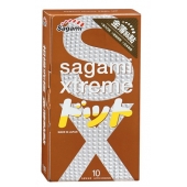 Презервативы Sagami Xtreme FEEL UP с точечной текстурой и линиями прилегания - 10 шт. - Sagami - купить с доставкой в Нальчике