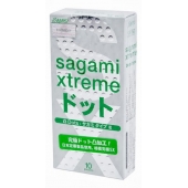 Презервативы Sagami Xtreme Type-E с точками - 10 шт. - Sagami - купить с доставкой в Нальчике