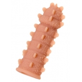 Телесная реалистичная насадка KOKOS Extreme Sleeve 04 с дополнительной стимуляцией - 12,7 см. - KOKOS - в Нальчике купить с доставкой Телесная реалистичная насадка KOKOS Extreme Sleeve 04 с дополнительной стимуляцией - 12,7 см. - KOKOS - в Нальчике купить с доставкой