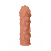 Телесная реалистичная насадка KOKOS Extreme Sleeve 11 с дополнительной стимуляцией - 12,7 см. - KOKOS - в Нальчике купить с доставкой Телесная реалистичная насадка KOKOS Extreme Sleeve 11 с дополнительной стимуляцией - 12,7 см. - KOKOS - в Нальчике купить с доставкой