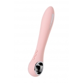 Розовый силиконовый вибратор с электростимуляцией GALVANI VIBE - 21 см. - ToyFa - купить с доставкой в Нальчике