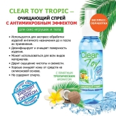 Очищающий спрей для игрушек CLEAR TOY Tropic - 100 мл. - Биоритм - купить с доставкой в Нальчике