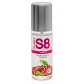 Смазка на водной основе S8 Flavored Lube со вкусом вишни - 125 мл. - Stimul8 - купить с доставкой в Нальчике