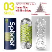 Мастурбатор SPINNER Shell - Tenga - в Нальчике купить с доставкой
