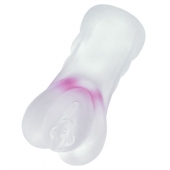Прозрачный реалистичный мастурбатор Juicy Pussy Crystal Rose - ToyFa - в Нальчике купить с доставкой