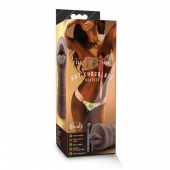 Коричневый мастурбатор-ротик Heather - Blush Novelties - в Нальчике купить с доставкой