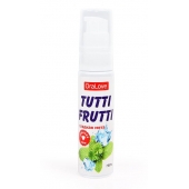 Гель-смазка Tutti-frutti со вкусом сладкой мяты - 30 гр. - Биоритм - купить с доставкой в Нальчике