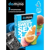 Презервативы для орального секса DOMINO Sweet Sex с ароматом мороженого - 3 шт. - Domino - купить с доставкой в Нальчике