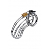 Серебристый пояс верности TOYFA на замочке - ToyFa - купить с доставкой в Нальчике