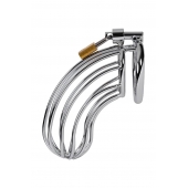 Серебристый пояс верности TOYFA на замочке - ToyFa - купить с доставкой в Нальчике