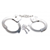 Металлические наручники Beginner s Metal Cuffs - Pipedream - купить с доставкой в Нальчике