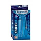 Синяя вакуумная помпа MENZSTUFF PENIS ENLARGER - Dream Toys - в Нальчике купить с доставкой
