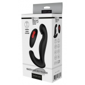 Черный вибромассажер простаты SWIRLING P-PLEASER - Dream Toys - в Нальчике купить с доставкой