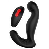Черный вибромассажер простаты SWIRLING P-PLEASER - Dream Toys - в Нальчике купить с доставкой