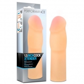 Телесная насадка-удлинитель на пенис PERFORMANCE 1.5INCH COCK XTENDER - 16 см. - Blush Novelties - в Нальчике купить с доставкой