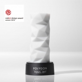 Белый 3D мастурбатор POLYGON - Tenga - в Нальчике купить с доставкой