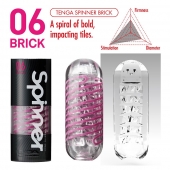Мастурбатор SPINNER Brick - Tenga - в Нальчике купить с доставкой