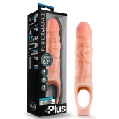 Телесный реалистичный фаллоудлинитель 9 Inch Silicone Cock Sheath Penis Extender - 22,86 см. - Blush Novelties - в Нальчике купить с доставкой