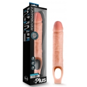 Телесный реалистичный фаллоудлинитель 10 Inch Silicone Cock Sheath Penis Extender - 25,4 см. - Blush Novelties - в Нальчике купить с доставкой