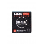 Черные презервативы LUXE Royal Black Collection - 3 шт. - Luxe - купить с доставкой в Нальчике