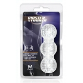 Прозрачный фигурный мастурбатор Master Stroker - Blush Novelties - в Нальчике купить с доставкой