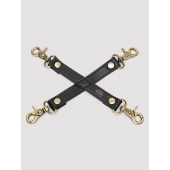 Черный фиксатор для манжет Bound to You Faux Leather Hogtie - Fifty Shades of Grey - купить с доставкой в Нальчике
