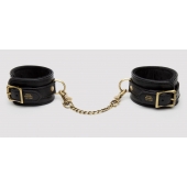 Черные оковы на ноги Bound to You Faux Leather Ankle Cuffs - Fifty Shades of Grey - купить с доставкой в Нальчике