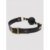 Черный кляп-шар Bound to You Faux Leather Ball Gag - Fifty Shades of Grey - купить с доставкой в Нальчике Черный кляп-шар Bound to You Faux Leather Ball Gag - Fifty Shades of Grey - купить с доставкой в Нальчике