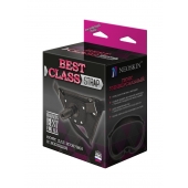 Черный пояс для насадок BEST CLASS STRAP - LOVETOY (А-Полимер) - купить с доставкой в Нальчике