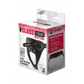 Черный пояс для насадок CLASS STRAP Restyling - LOVETOY (А-Полимер) - купить с доставкой в Нальчике