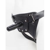 Черный пояс для насадок CLASS STRAP Restyling - LOVETOY (А-Полимер) - купить с доставкой в Нальчике