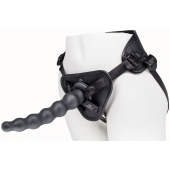 Пояс харнесс BEST UNI strap с 2 насадками - 18 и 22 см. - LOVETOY (А-Полимер) - купить с доставкой в Нальчике