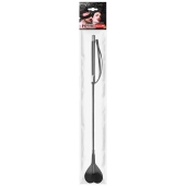 Черный стек с наконечником-сердечком - 54 см. - Notabu - купить с доставкой в Нальчике Черный стек с наконечником-сердечком - 54 см. - Notabu - купить с доставкой в Нальчике