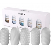 Набор из 5 мастурбаторов Hedy X5 Mixed - Svakom - в Нальчике купить с доставкой
