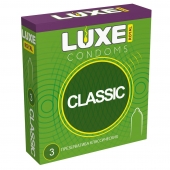 Гладкие презервативы LUXE Royal Classic - 3 шт. - Luxe - купить с доставкой в Нальчике