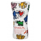 Мастурбатор-туба Keith Haring Soft Tube CUP - Tenga - в Нальчике купить с доставкой