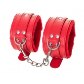 Красные оковы Anonymo из искусственной кожи - ToyFa - купить с доставкой в Нальчике