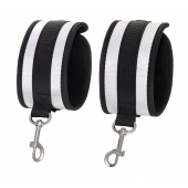 Серебристо-черные оковы Anonymo - ToyFa - купить с доставкой в Нальчике Серебристо-черные оковы Anonymo - ToyFa - купить с доставкой в Нальчике