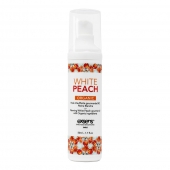 Разогревающее массажное масло Gourmet White Peach Organic с органическими ингредиентами - 50 мл. - Exsens - купить с доставкой в Нальчике