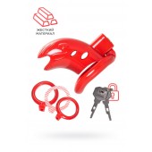 Красный мужской пояс верности из пластика - ToyFa - купить с доставкой в Нальчике