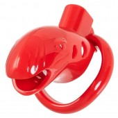 Красный мужской пояс верности из пластика - ToyFa - купить с доставкой в Нальчике