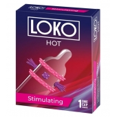 Стимулирующая насадка на пенис LOKO HOT с возбуждающим эффектом - Sitabella - в Нальчике купить с доставкой