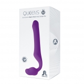 Лиловый безремневой страпон Queens M - Adrien Lastic - купить с доставкой в Нальчике
