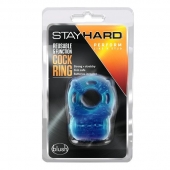 Голубое эрекционное виброкольцо Reusable 5 Function Cock Ring - Blush Novelties - в Нальчике купить с доставкой