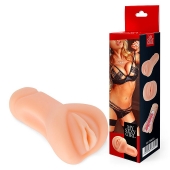 Телесный реалистичный мастурбатор в виде вагины - Bior toys - в Нальчике купить с доставкой