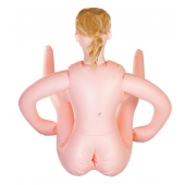 Надувная секс-кукла с реалистичной головой и поднятыми ножками - ToyFa - в Нальчике купить с доставкой