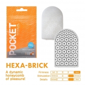 Карманный мастурбатор HEXA-BRICK - Tenga - в Нальчике купить с доставкой